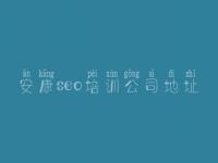 安康seo培训公司地址_排名优化软件