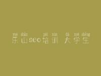 乐山seo培训 大学生_相城区网站建设