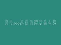 通辽seo的培训网站哪里好 内蒙古网站建设
