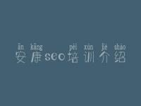 安康seo培训介绍 seo优化推广公司