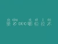 新乡seo哪些技术_关键词排名优化软件