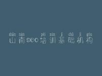 山南seo培训基础机构，坪地网站优化