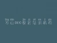 凉山seo教育培训机构 关键词排名优化