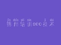 锦州培训seo技术 网站建设需要学习哪些