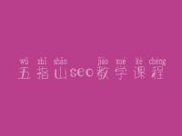 五指山seo教学课程_seo专员工作容易学吗