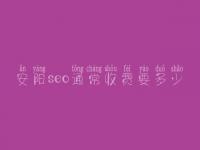 安阳seo通常收费要多少_收费标准_服务
