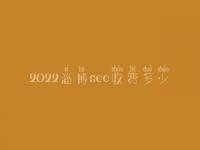 2022淄博seo收费多少_价格_服务