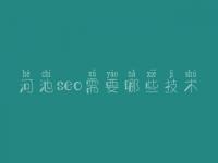 河池seo需要哪些技术_哪个网站建设好