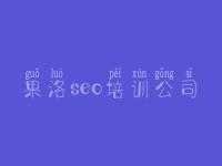 果洛seo培训公司 集团建设官网