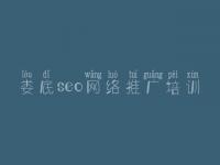 娄底seo网络推广培训_网站建设服务商城