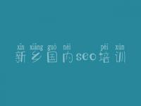 新乡国内seo培训，seo教程推荐