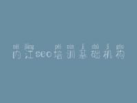 内江seo培训基础机构 公司建设网页