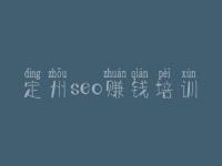 定州seo赚钱培训 网站性能优化