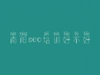 南阳seo培训好不好_怎么网络建设