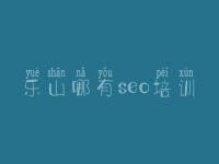 乐山哪有seo培训_网站优化需要