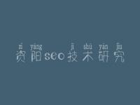 资阳seo技术研究，seo在线教程