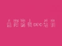 益阳编辑seo培训，seo视频教程哪个出名