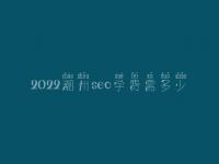 2022潮州seo学费需多少_服务如何