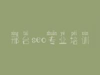 邢台seo专业培训，公司网站建设