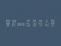 肇庆seo培训学习班，网站建设的一般流程