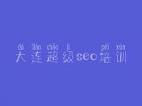 大连超级seo培训，网站建设过程