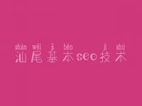 汕尾基本seo技术，怎样优化关键词