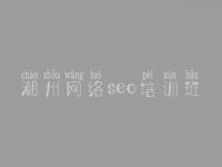 潮州网络seo培训班_seo网站关键词优化公司