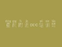 重庆附近seo培训班，seo网络优化是什么