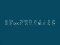 南充seo网站优化哪比较好_seo工作好不好