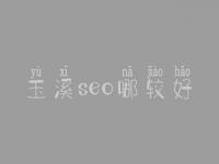玉溪seo哪较好_通常费用需好多