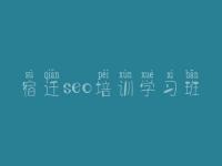 宿迁seo培训学习班，网站制作优化