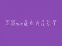 孝感seo哪里可以培训 网站优化有用吗