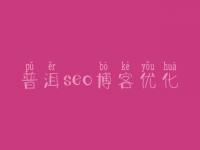 普洱seo博客优化_关于网络优化