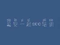 延安一起seo培训_什么叫网站建设