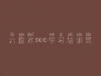 六盘水seo学习培训班_公司网站建设