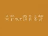 兰州seo项目课程_seo学完好找工作吗