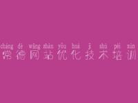 常德网站优化技术培训 seo权威入门教程