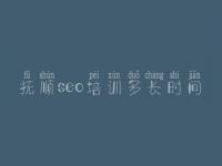 抚顺seo培训多长时间_大学网络建设