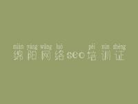 绵阳网络seo培训证_seo教程网站