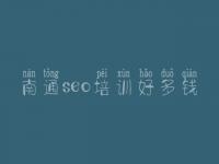 南通seo培训好多钱，公司网络优化公司