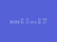 2022果洛seo教程，女生做sem还是seo