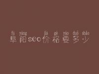 阜阳seo价格要多少_服务究竟怎么样
