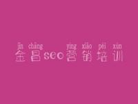 金昌seo营销培训_seo优化教程视频