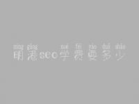 明港seo学费要多少_服务到底如何