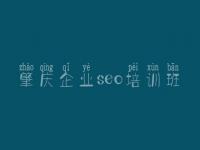 肇庆企业seo培训班，如何优化网站关键词