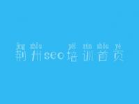 荆州seo培训首页 网站建设业务