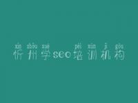 忻州学seo培训机构，网页建设软件