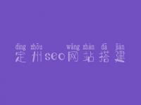 定州seo网站搭建，seo专员以后有发展吗