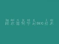 陵水如何学习seo技术 网页建设中