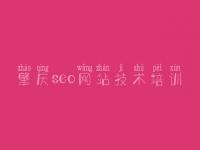 肇庆seo网站技术培训_企业seo优化平台